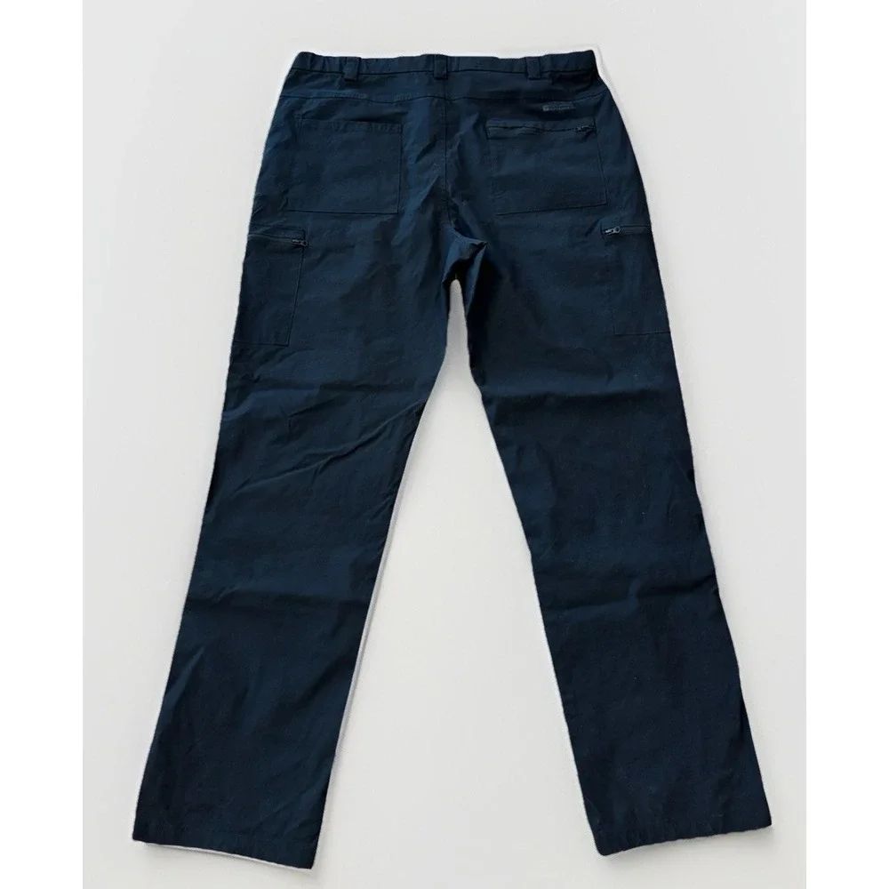 MOUNTAIN WAREHOUSE Mens 40x30.5‎ Straight Cargo Pants Black Stretch Gorpcore